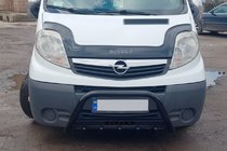 Opel Vivaro 2001–2015 Přední ochranný rám WT004 Black (nerez) fotografie 6