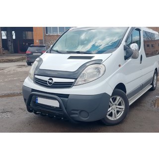 Přední ochranný rám WT004 Black (nerez) Opel Vivaro 2001–2015 fotografie 3
