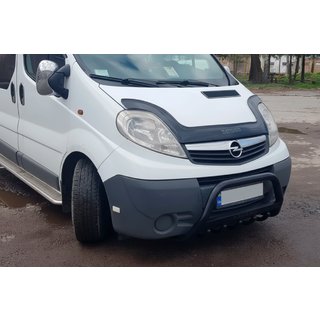 Přední ochranný rám WT004 Black (nerez) Opel Vivaro 2001–2015 fotografie 4