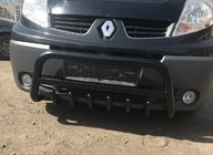 Renault Trafic 2001–2015 Přední ochranný rám WT004 Black (nerez) fotografie 4