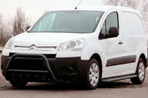 Peugeot Partner Tepee 2008–2018 Přední ochranný rám WT003 Black (nerez) fotografie 1