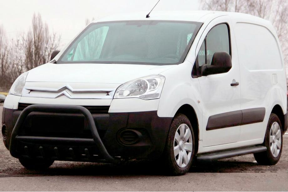 Peugeot Partner Tepee 2008–2018 Přední ochranný rám WT003 Black (nerez) Image