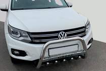 Volkswagen Tiguan 2007–2016 Přední ochranný rám (bullbar) WT004 (nerez) fotografie 2