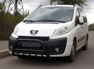 Peugeot Expert 2007–2016 Přední ochranný rám WT003 Black (nerez) fotografie 1