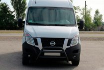 Opel Movano 2010–2021 Přední ochranný rám WT018 Black (nerez) fotografie 3