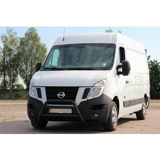 Přední ochranný rám WT018 Black (nerez) Opel Movano 2010–2021 fotografie 2