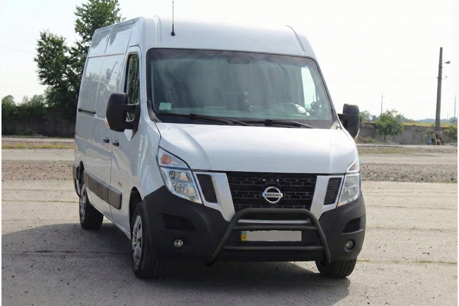 Opel Movano 2010–2021 Přední ochranný rám WT018 Black (nerez) Image