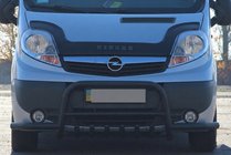 Renault Trafic 2001–2015 Přední ochranný rám Exclusive Black (nerez) fotografie 3