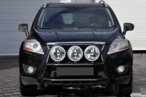 Ford Kuga 2008–2013 Přední ochranný rám WT018 Black (nerez) fotografie 2