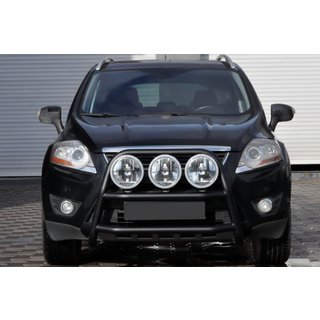Přední ochranný rám WT018 Black (nerez) Ford Kuga 2008–2013 fotografie 2