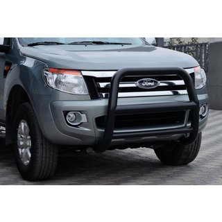 Přední ochranný rám WT018 Black (nerez) Ford Ranger 2011–2022 fotografie 1