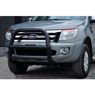 Přední ochranný rám WT018 Black (nerez) Ford Ranger 2011–2022 fotografie 3