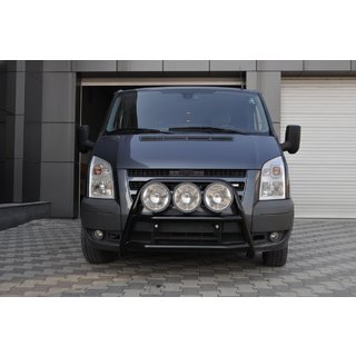 Predni ochranny ram (bullbar) WT018 Black (2006-2014, nerez) fotografie 1