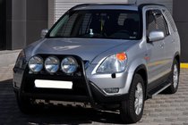 Honda CRV 2001–2006 Přední ochranný rám WT018 Black (nerez) fotografie 3