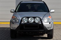 Honda CRV 2001–2006 Přední ochranný rám WT018 Black (nerez) fotografie 4