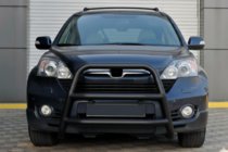 Honda CRV 2007–2011 Přední ochranný rám WT018 Black (nerez) fotografie 2