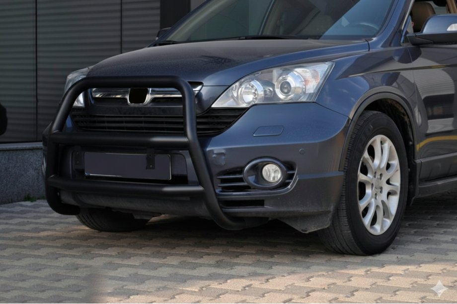 Honda CRV 2007–2011 Přední ochranný rám WT018 Black (nerez) Image