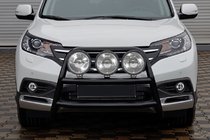 Honda CRV 2012–2016 Přední ochranný rám WT018 Black (nerez) fotografie 4