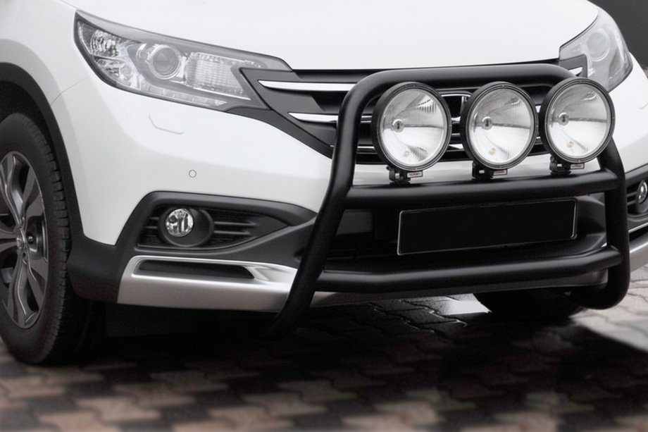 Honda CRV 2012–2016 Přední ochranný rám WT018 Black (nerez) Image