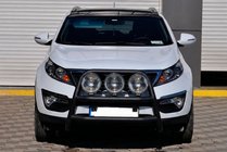 Kia Sportage 2010–2015 Přední ochranný rám WT018 Black (nerez) fotografie 1