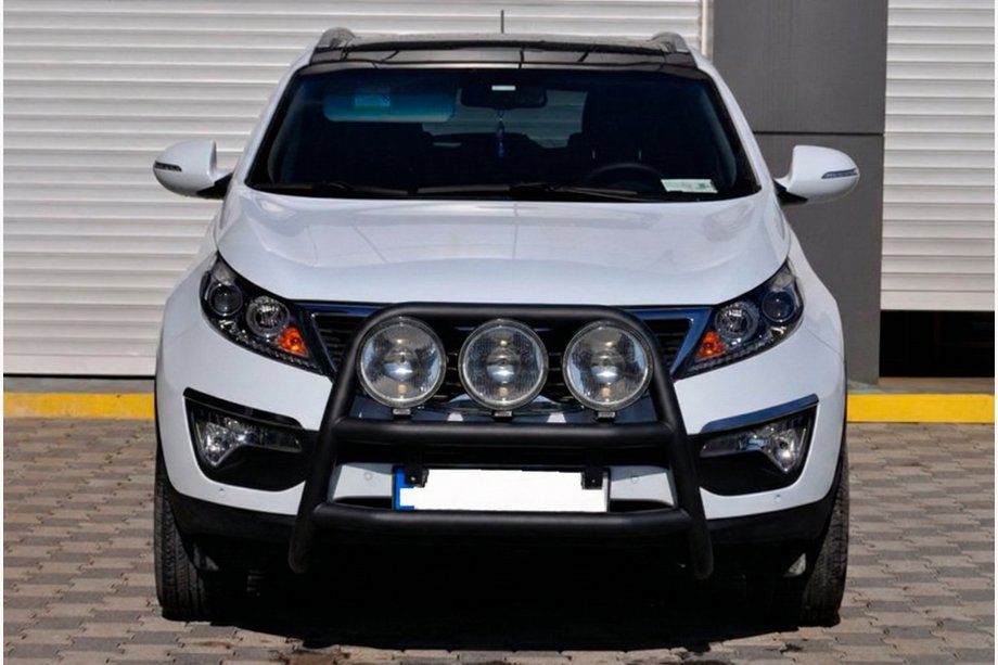 Kia Sportage 2010–2015 Přední ochranný rám WT018 Black (nerez) Image