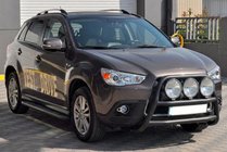Mitsubishi ASX 2010–2023 Přední ochranný rám WT018 Black (nerez) fotografie 3