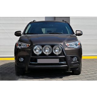Přední ochranný rám WT018 Black (nerez) Mitsubishi ASX 2010–2023 fotografie 2