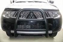 Mitsubishi L200 2006–2015 Přední ochranný rám WT018 Black (nerez) fotografie 3