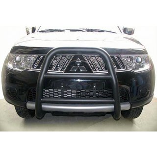 Přední ochranný rám WT018 Black (nerez) Mitsubishi L200 2006–2015 fotografie 3