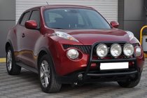 Nissan Juke 2010–2019 Přední ochranný rám WT018 Black (nerez) fotografie 3