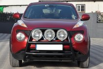 Nissan Juke 2010–2019 Přední ochranný rám WT018 Black (nerez) fotografie 1