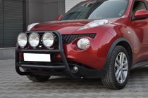 Nissan Juke 2010–2019 Přední ochranný rám WT018 Black (nerez) fotografie 2