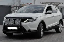 Nissan Qashqai 2014–2021 Přední ochranný rám WT018 Black (nerez) fotografie 1