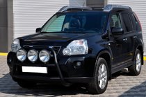 Nissan X-trail T31 2007–2014 Přední ochranný rám WT018 Black (nerez) fotografie 2