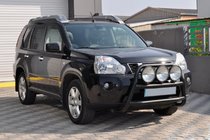 Nissan X-trail T31 2007–2014 Přední ochranný rám WT018 Black (nerez) fotografie 3