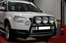 Skoda Yeti 2009–2017 Přední ochranný rám WT018 Black (nerez) fotografie 2