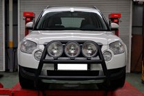 Skoda Yeti 2009–2017 Přední ochranný rám WT018 Black (nerez) fotografie 3