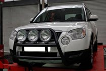 Skoda Yeti 2009–2017 Přední ochranný rám WT018 Black (nerez) fotografie 4