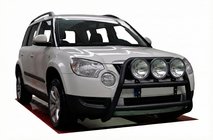 Skoda Yeti 2009–2017 Přední ochranný rám WT018 Black (nerez) fotografie 1