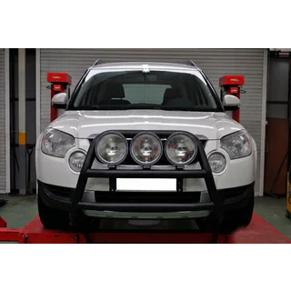 Přední ochranný rám WT018 Black (nerez) Skoda Yeti 2009–2017 fotografie 3
