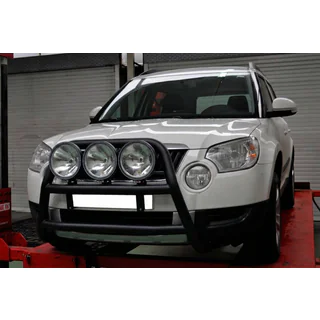 Přední ochranný rám WT018 Black (nerez) Skoda Yeti 2009–2017 fotografie 4