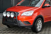 SsangYong Korando 2010–2019 Přední ochranný rám WT018 Black (nerez) fotografie 2