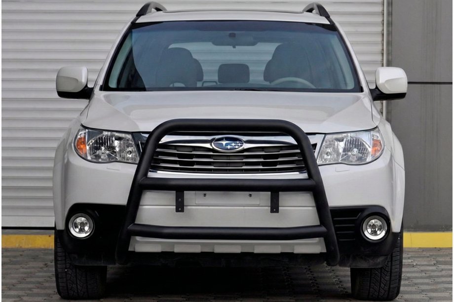 Subaru Forester 2008–2013 Přední ochranný rám WT018 Black (nerez) Image