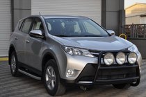 Toyota Rav 4 2013–2018 Přední ochranný rám WT018 Black (nerez) fotografie 2