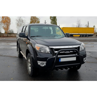 Přední ochranný rám (bullbar) QT008 Black (nerez) fotografie 2