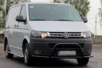 Volkswagen T5 2010–2015 Přední ochranný rám (bullbar) WT007ST Black (nerez) fotografie 1