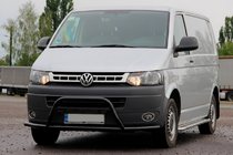 Volkswagen T5 2010–2015 Přední ochranný rám (bullbar) WT007ST Black (nerez) fotografie 2