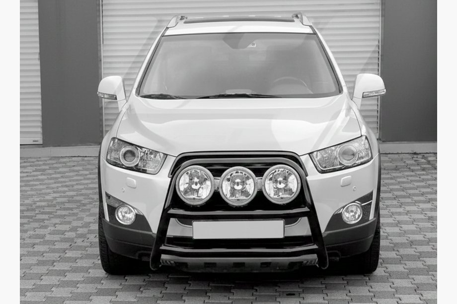 Chevrolet Trax 2012–2023 Přední ochranný rám WT018 Black (nerez) Image