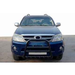 Přední ochranný rám (bullbar) F12-11 Black (nerez) Toyota Fortuner 2006–2015 fotografie 3