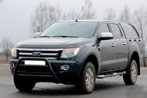 Ford Ranger 2011–2022 Přední ochranný rám WT022 Black (nerez) fotografie 3